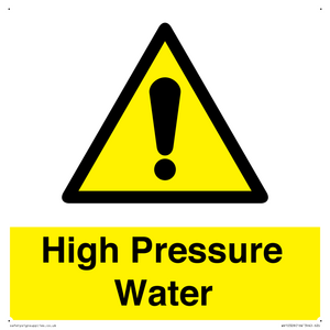 High Pressure Water